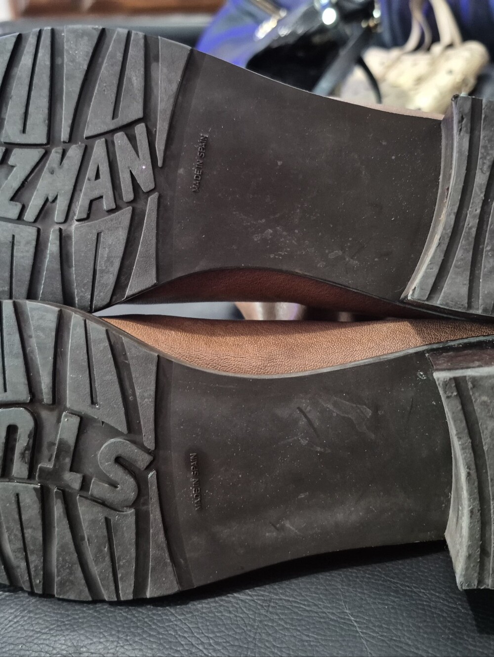 STUART WEITZMAN CROC HORNBACK LEATHER KNEE HIGH BOOTS ✨ - Picture 6 of 11